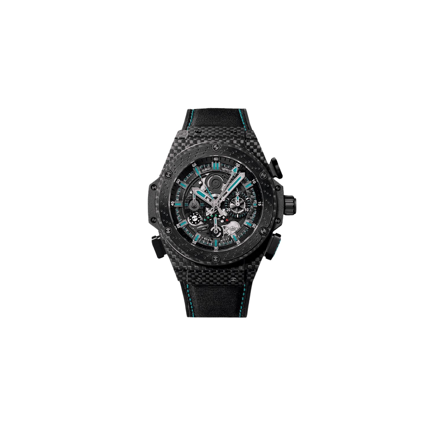 Hublot King Power 719.QM Black Dial, Carbon Fiber, 48.0 mm, F1 Abu