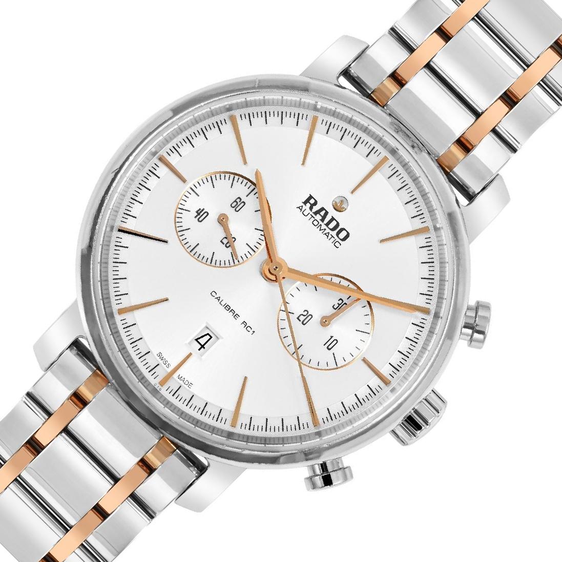 Rado DiaMaster 1407 Silver-Tone Dial, Stainless Steel, Chronograph