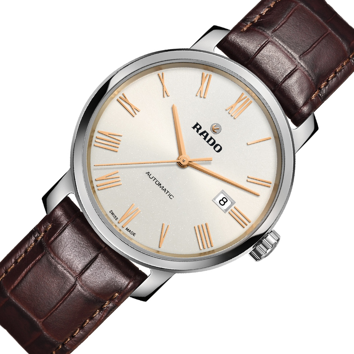 Rado DiaMaster 1407 White Dial, Stainless Steel, XL, Automatic