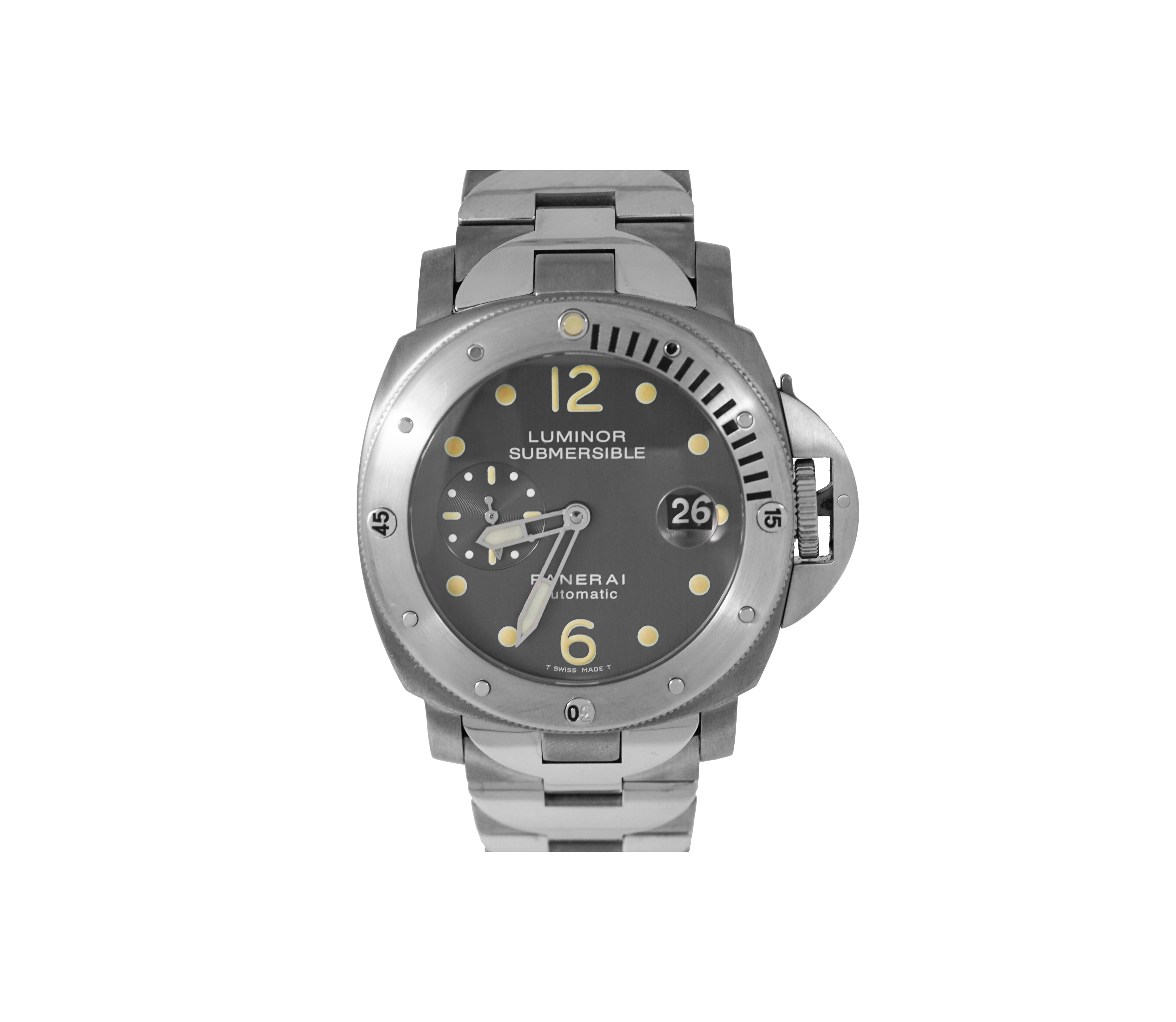 Panerai Submersible 00106 Blue Dial, Titanium, 44.0 mm, Anthracite
