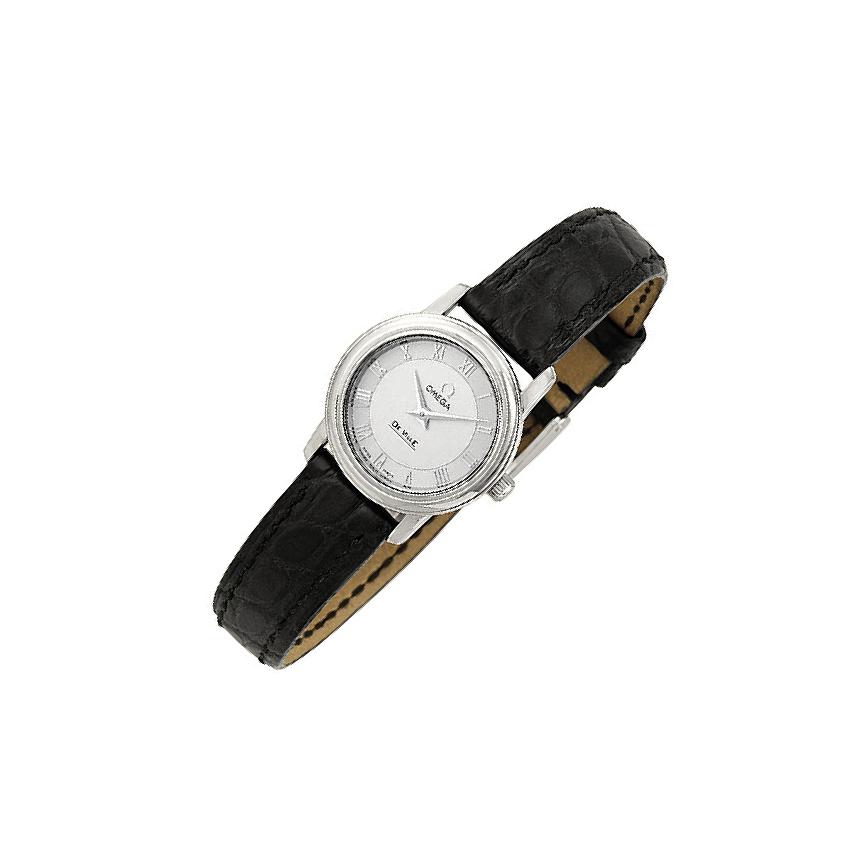 OMEGA De Ville クォーツ 腕時計 Omega De Ville Prestige 4870.33 Silver Dial, Stainless Steel, 22.0