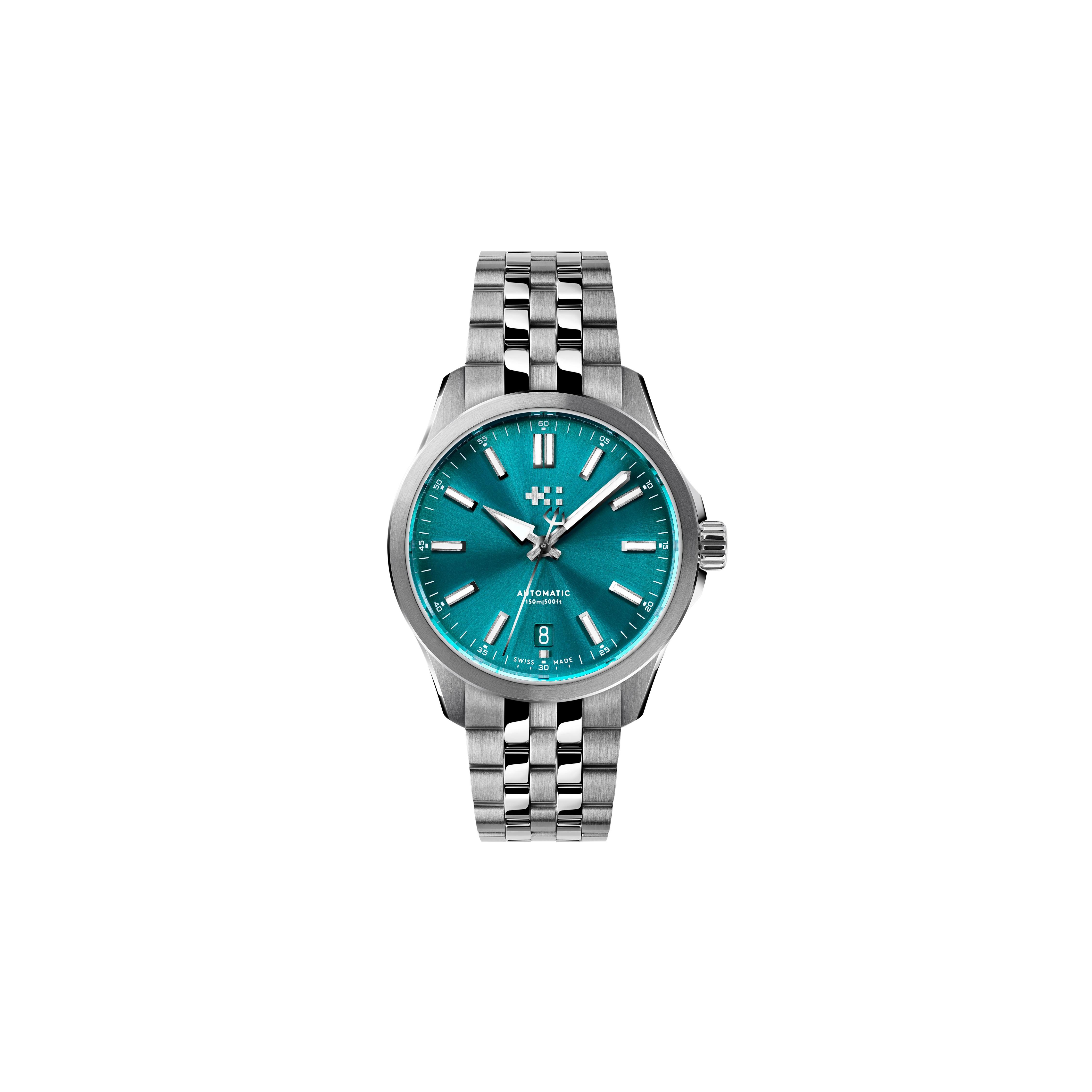 Christopher Ward Sealander C63 Dragonfly Blue Dial, Stainless
