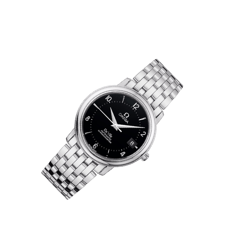 時計 Omega de ville tank black Omega De Ville Tank Vintage Blk Slv Manual Winding Mens Watch