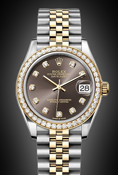 Rolex Datejust 31 278383 Dark Grey Dial, Yellow Rolesor, 31.0 mm