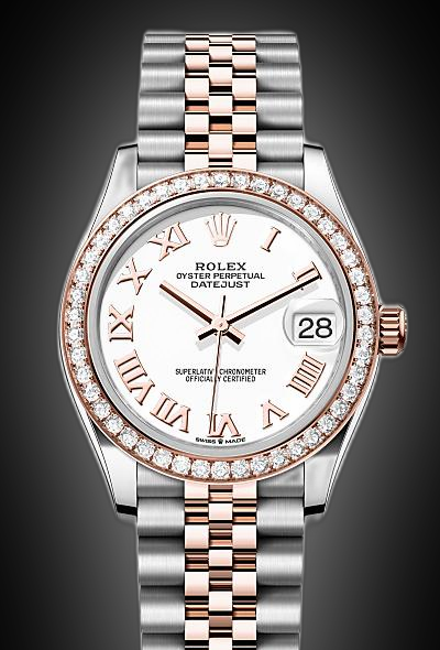 Rolex Datejust 31 278381 White Dial, Everose Rolesor, 31.0 mm