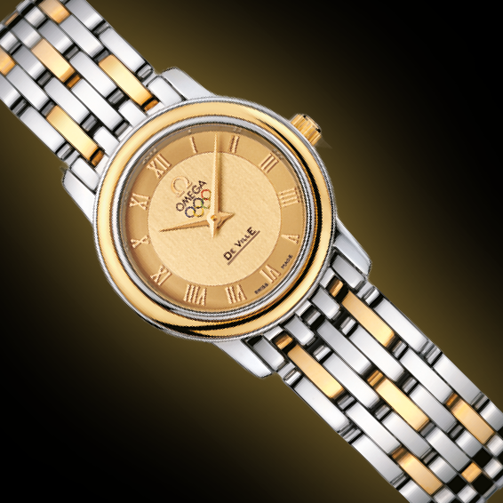 Omega Olympic 413.20 Yellow Dial, Stainless Steel, Beijing