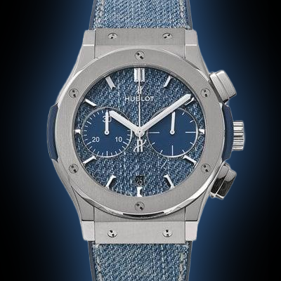 Hublot Classic Fusion 521.NX.2770.NR.JPN18 Blue Dial, Titanium