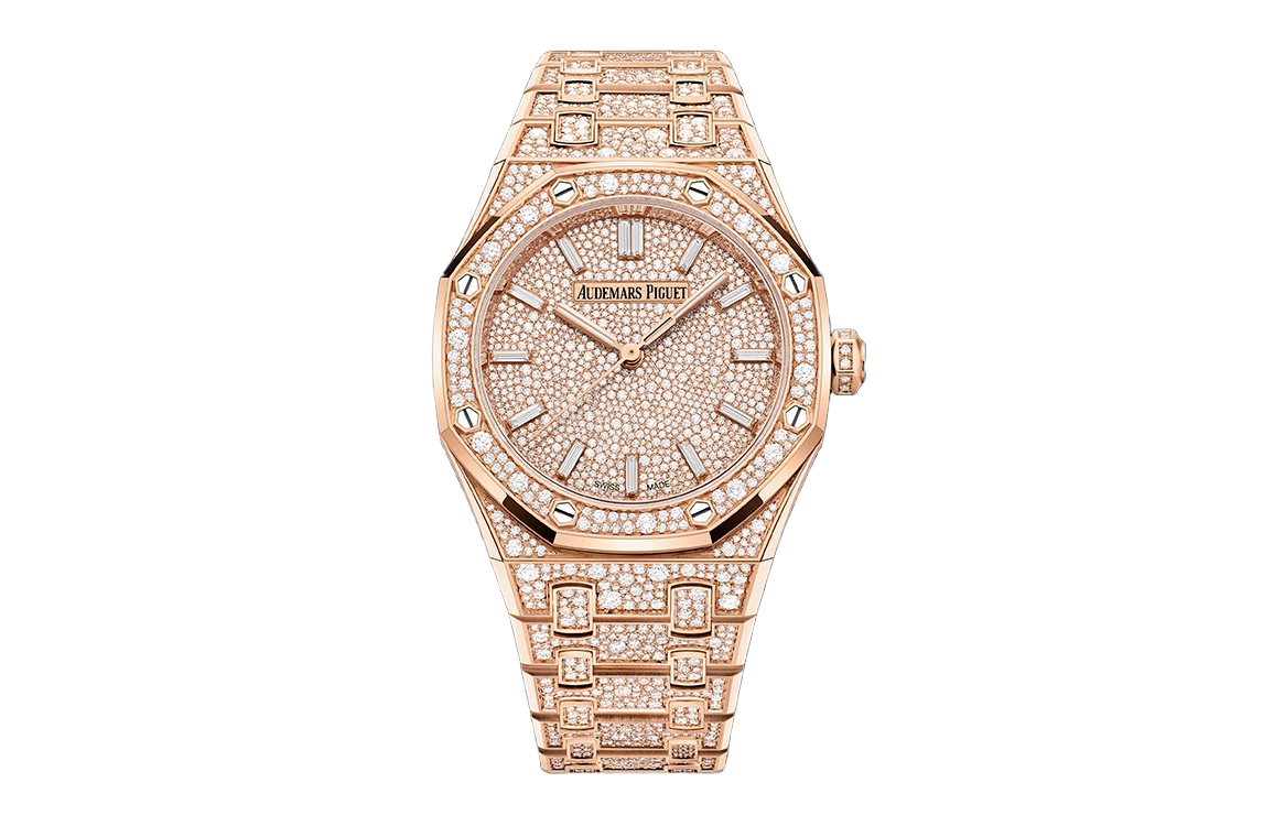 【RAJAS】ピンクゴールドゲルマニウム✕2. Audemars Piguet Royal Oak 77452 18 Carat Pink Gold, 34.0 mm, Self