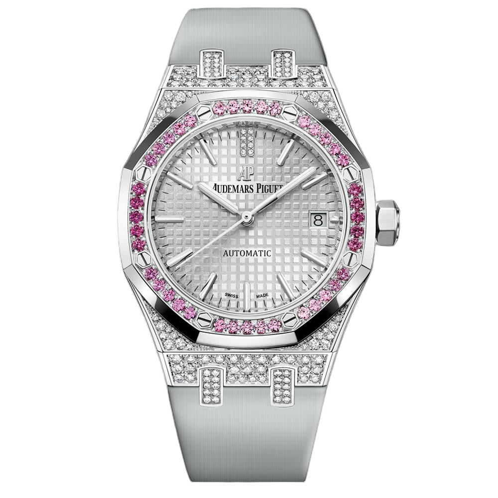 Audemars Piguet Royal Oak 15452 Rhodium-Toned Dial, 18 Carat