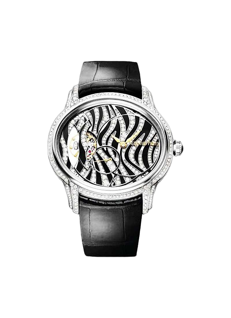 Audemars Piguet Millenary 77249 Paved Dial, 18kt White Gold