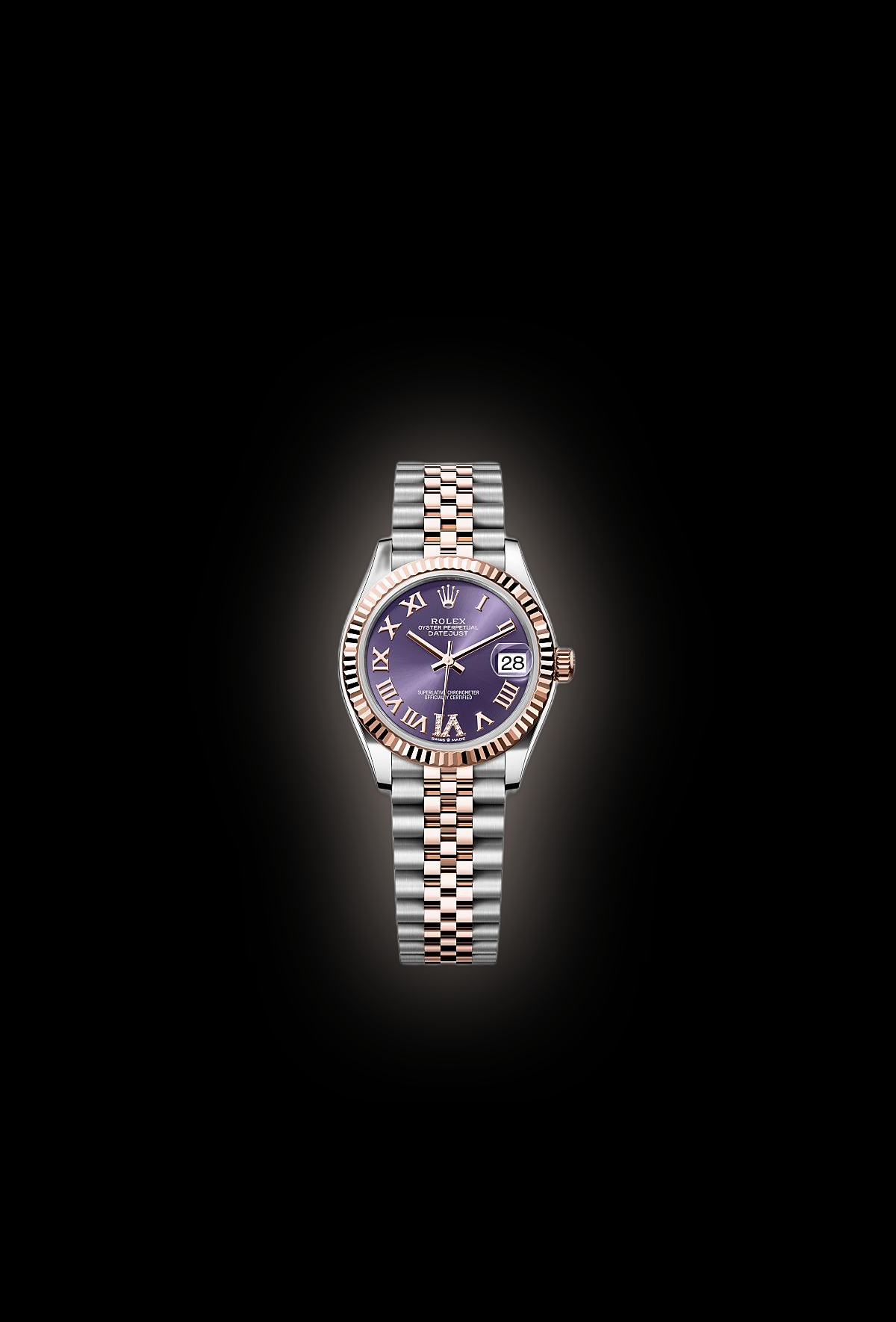 Rolex Datejust 31 278271 Aubergine Dial, Everose Rolesor, 31.0 mm