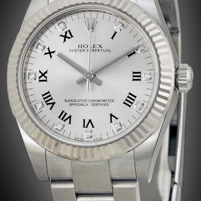 Rolex Oyster Perpetual 31 177234 Silver Dial, Stainless Steel