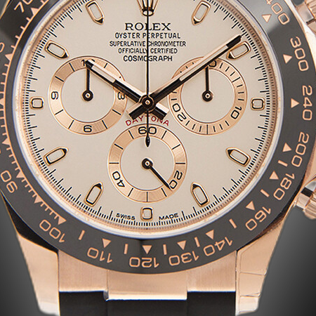 Rolex Cosmograph Daytona 116515 Ivory Dial, 18kt Everose Gold