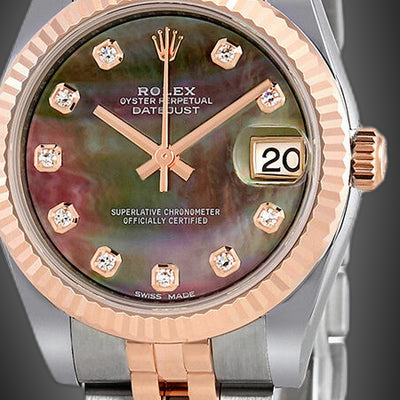 Rolex Lady-Datejust 31 178271 Dark Mother of Pearl Dial, Stainless