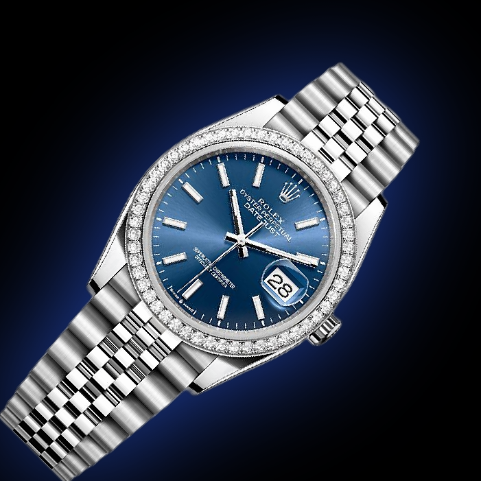 Rolex Datejust 36 126284 Bright Blue Dial, Oystersteel and