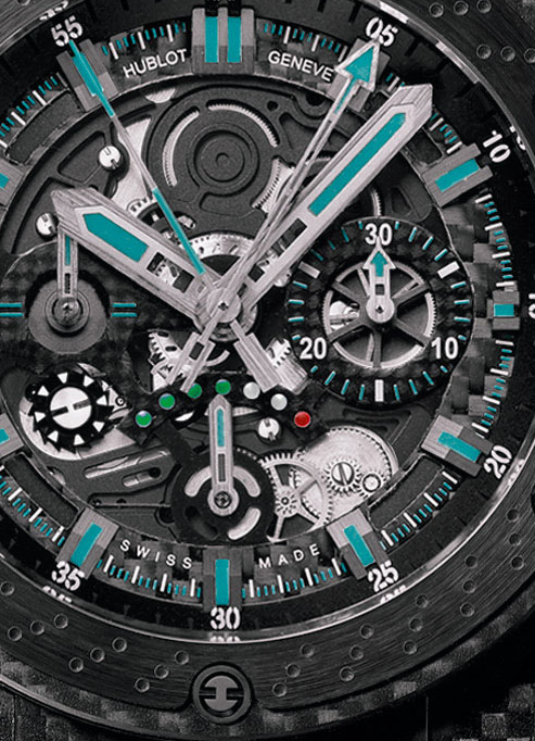 Hublot King Power 719.QM Black Dial, Carbon Fiber, 48.0 mm, F1 Abu