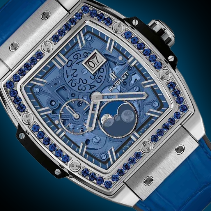 Hublot Spirit of Big Bang 647.NX.5171.LR.1201 Blue Dial, Titanium