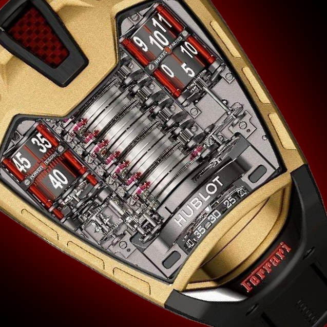 Hublot MP 05 905.VX Skeleton Dial, 18k Yellow Gold, 46.0 mm, Laferrari
