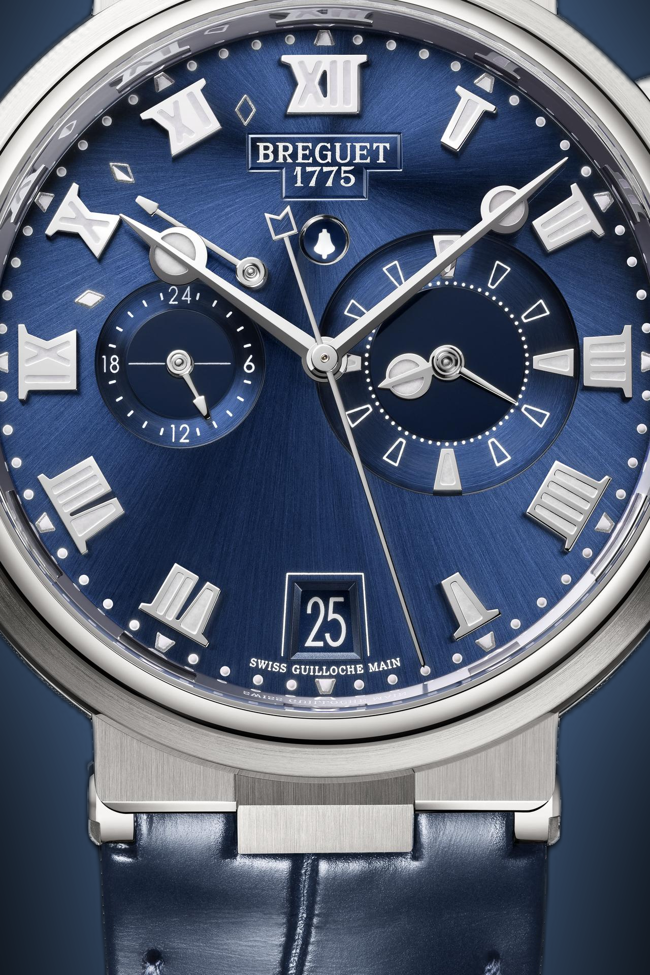 Breguet Marine 5547 Blue Dial, Titanium, Alarme Musicale, Automatic