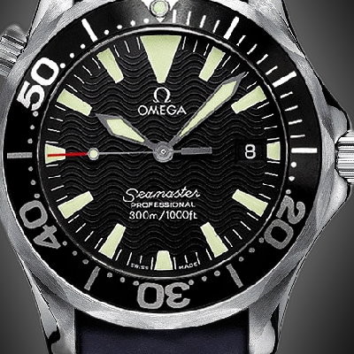 Omega Seamaster Diver 300M 2962.50 Black Dial, Stainless Steel