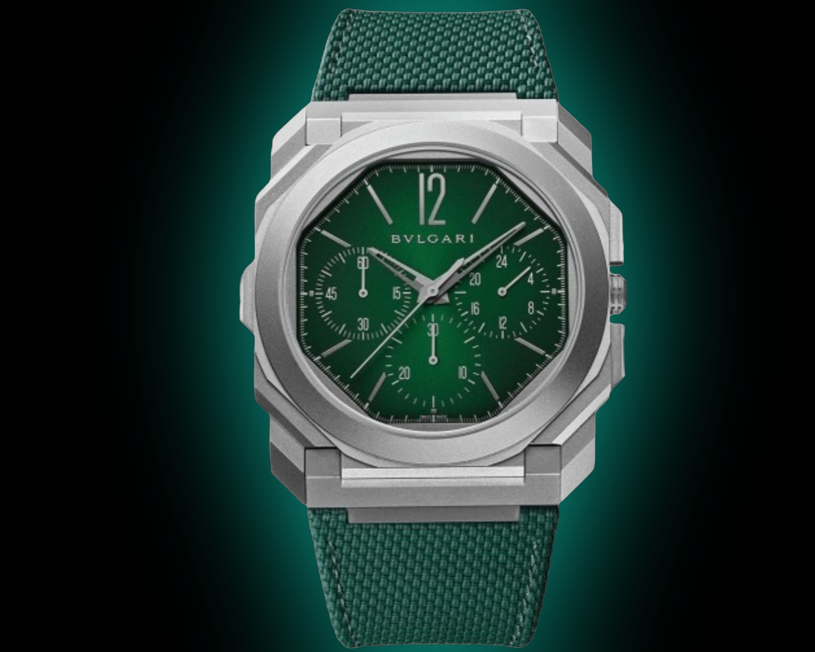 Bulgari Octo Finissimo Green Dial, Titanium, 42.0 mm, Yoshida