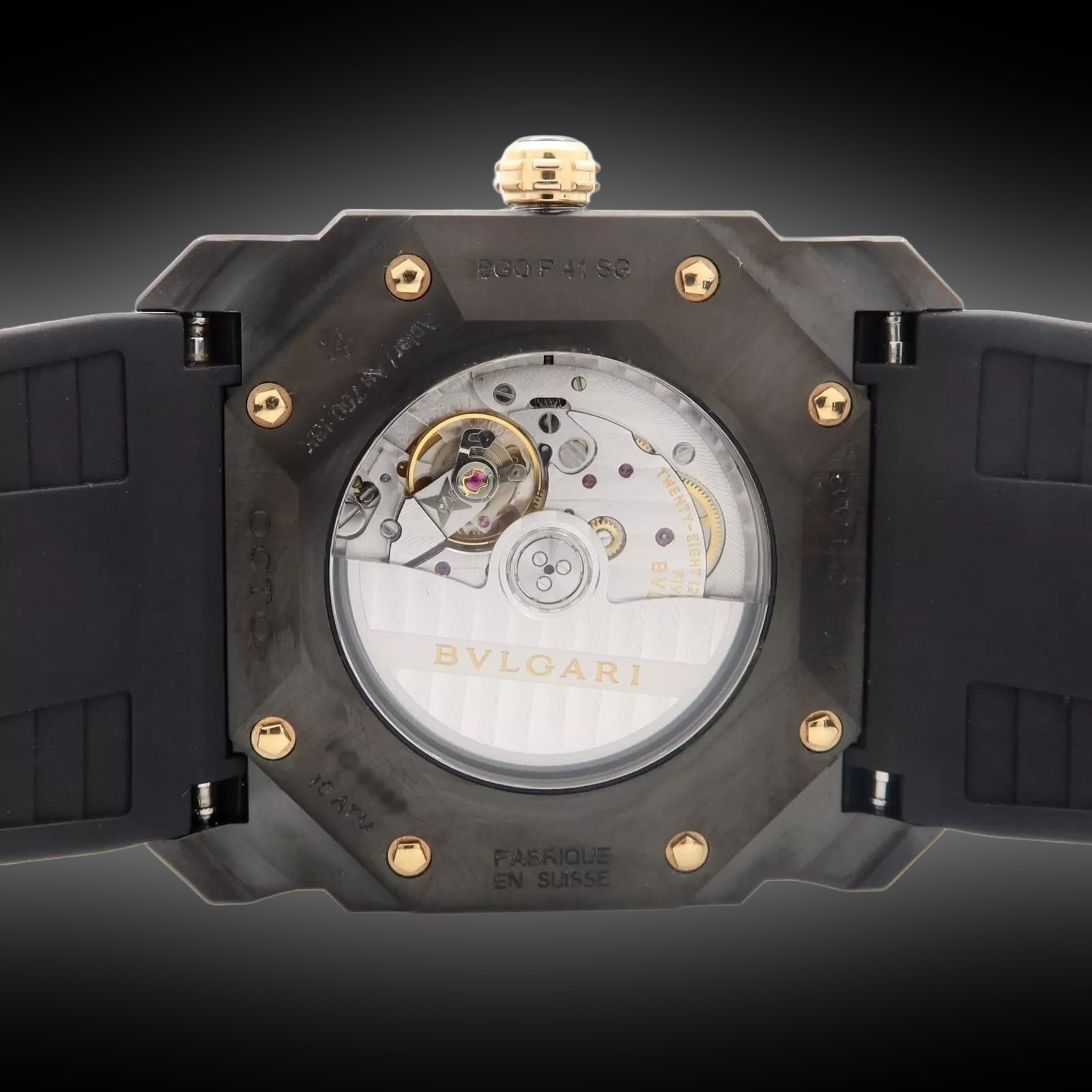 Bulgari Octo L'originale Black Dial, 41.0 mm, Self Winding, Men's