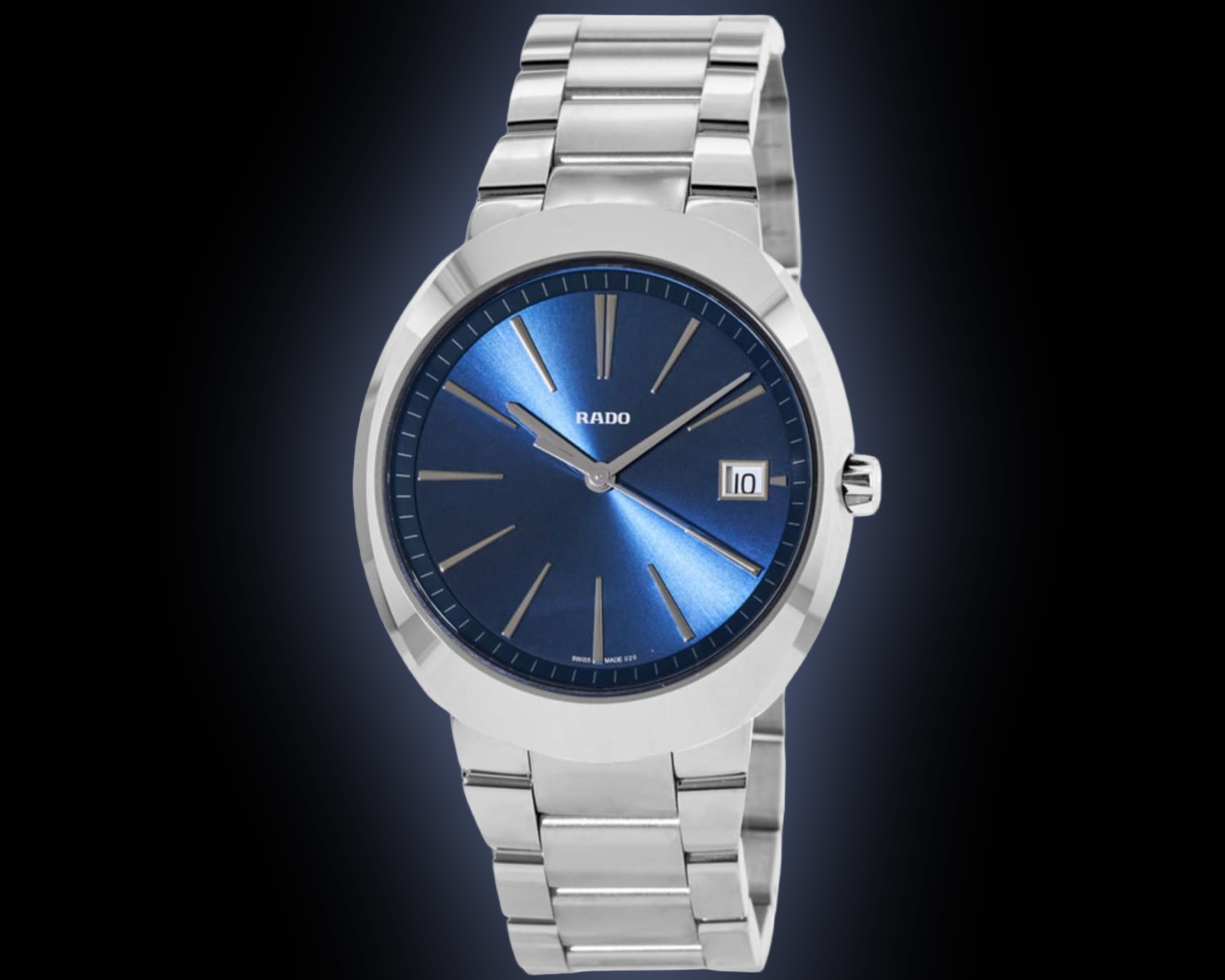 Rado D-Star 1594 Blue Dial, Stainless Steel, 42.0 mm, Men's Watch