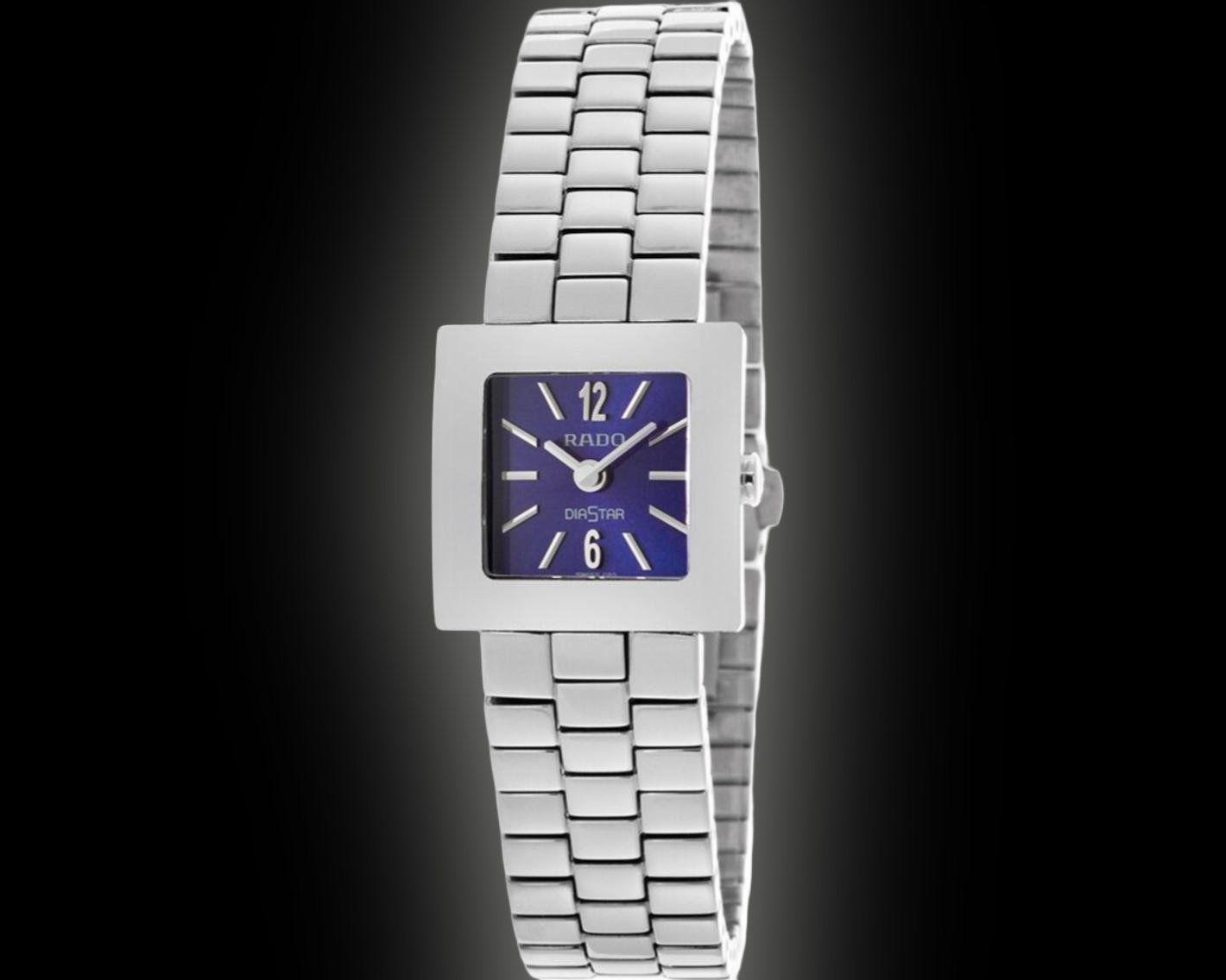 Rado Diastar 1868 Blue Dial, Stainless Steel, Quartz, Ladies Watch