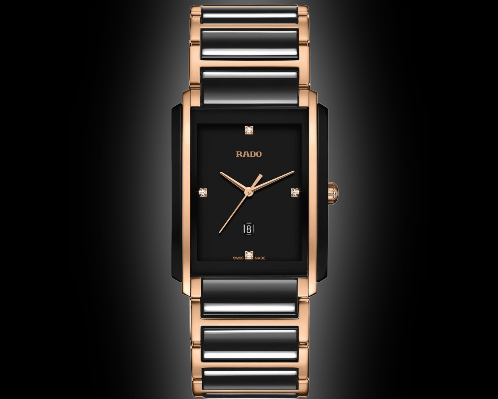 Rado Integral 2020 Black Dial, High-Tech Ceramic, 31.0 mm, Quartz