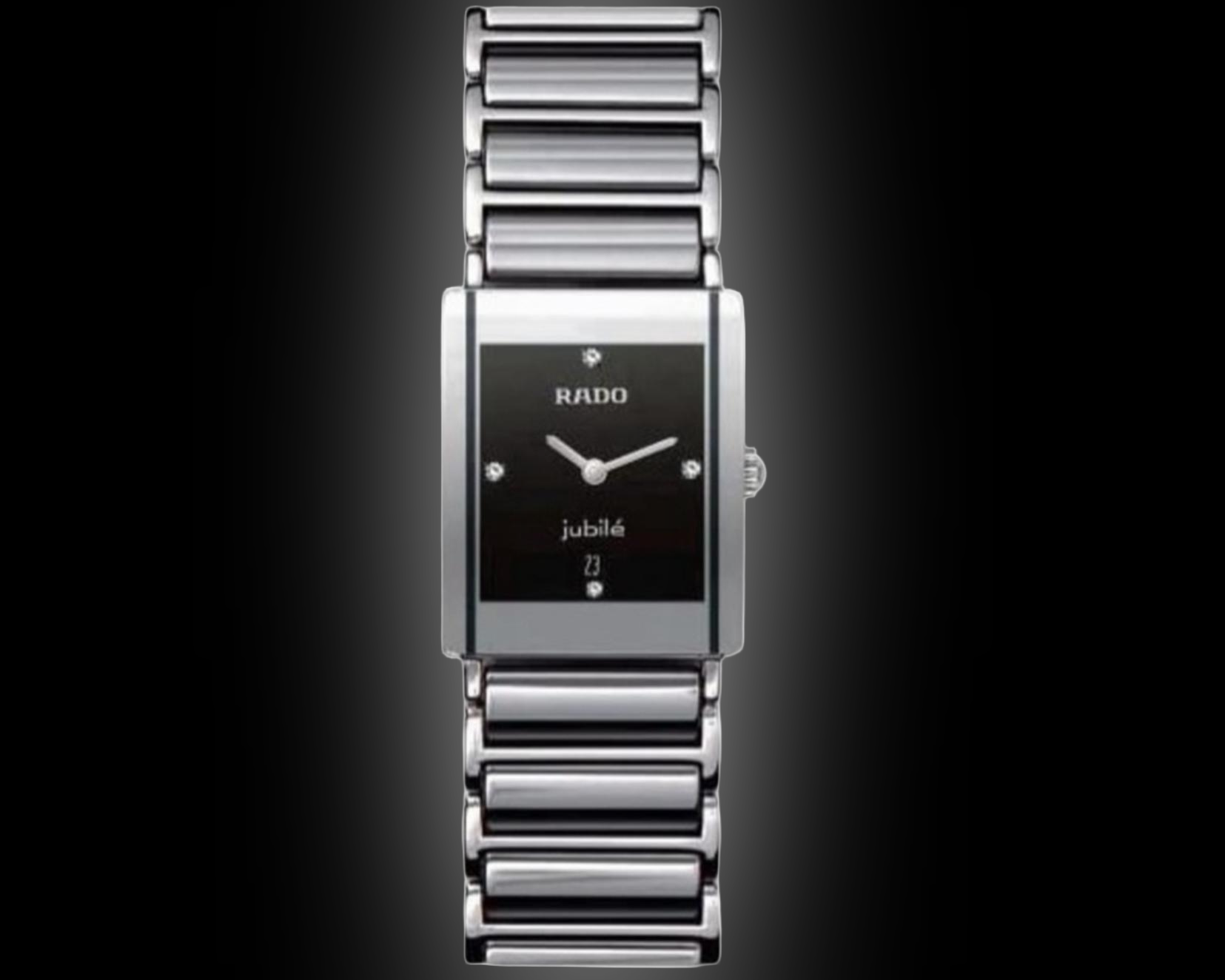 Rado Integral 2042 Black Dial, Ceramic, 30.0 m, Midsize Watch