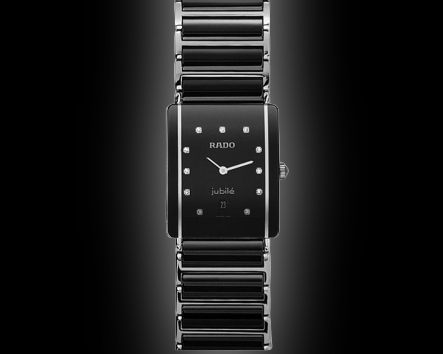 Rado Integral 2059 Black Dial, 37.0 mm, Chronograph, Men's Watch