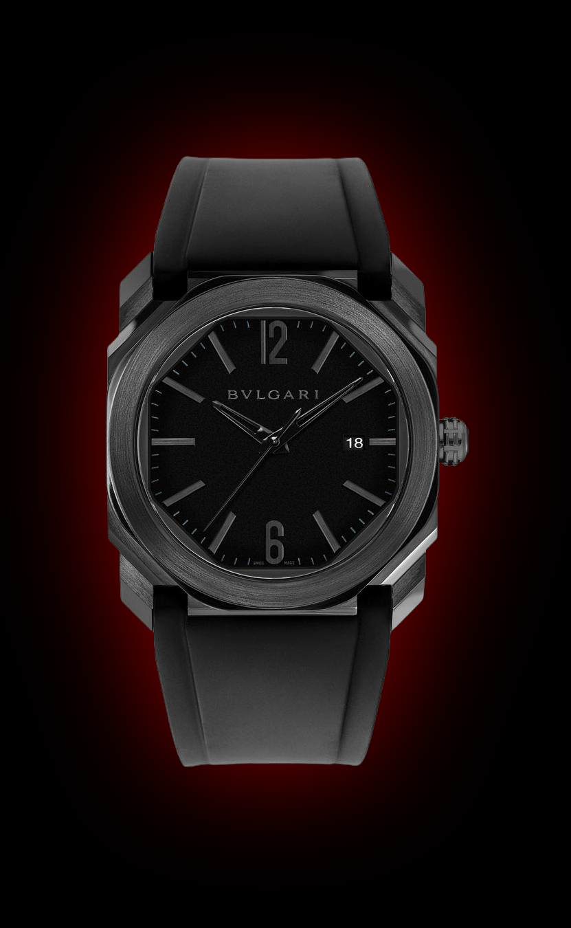 Bulgari Octo Solotempo Black Dial, Stainless Steel, 41.5 mm, 50.0