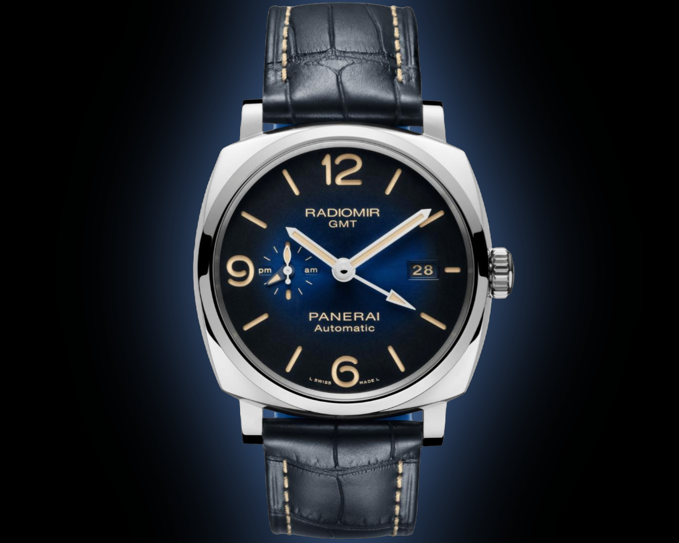 Panerai Luminor 1950 01033 Blue Dial, Stainless Steel, 44.0