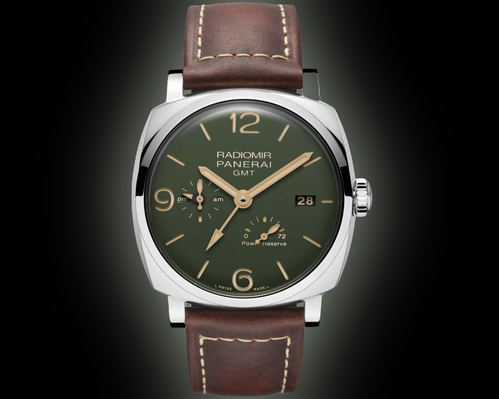 Panerai Radiomir 1940 00999 Military Green Dial, Stainless Steel