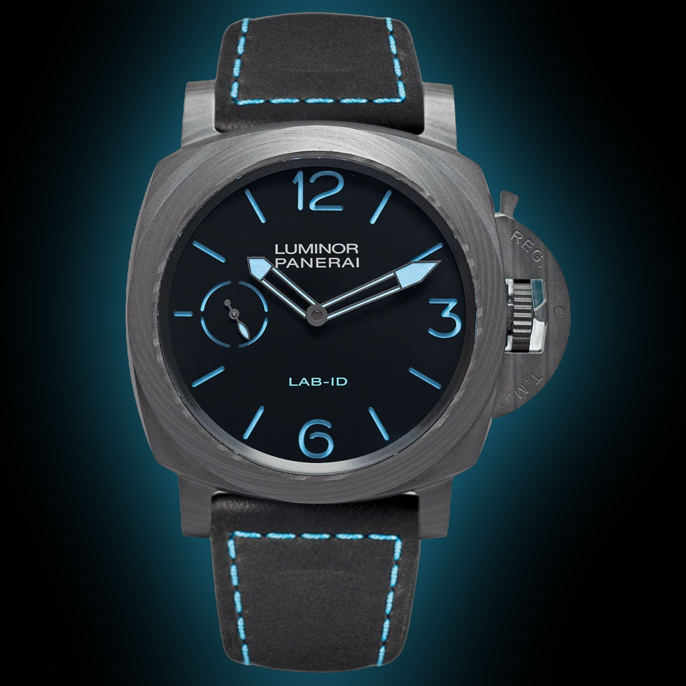 Panerai Luminor 1950 00700 Black Dial, Titanium, Carbon, 49.0 mm