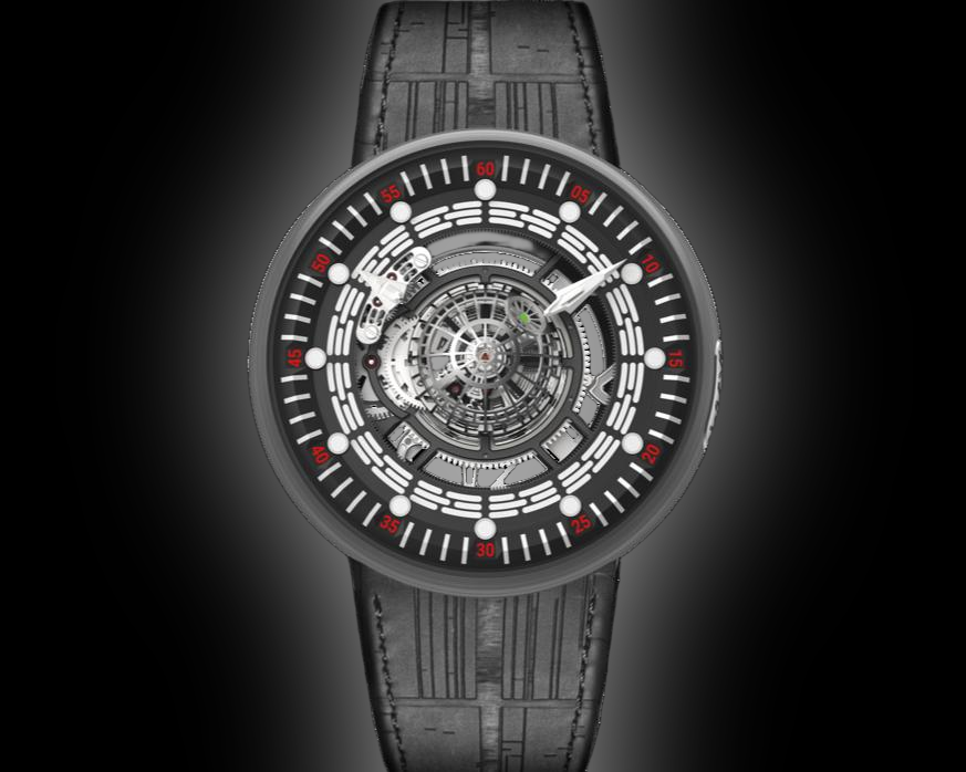 Kross Studio KS05-TI Mahogany Obsidian Dial, Titanium, mm, hz