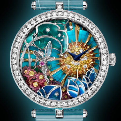 Van Cleef & Arpels コレクション エクストラオルディネール Van Cleef & Arpels Extraordinary Dials Jour Enchante Turquoise