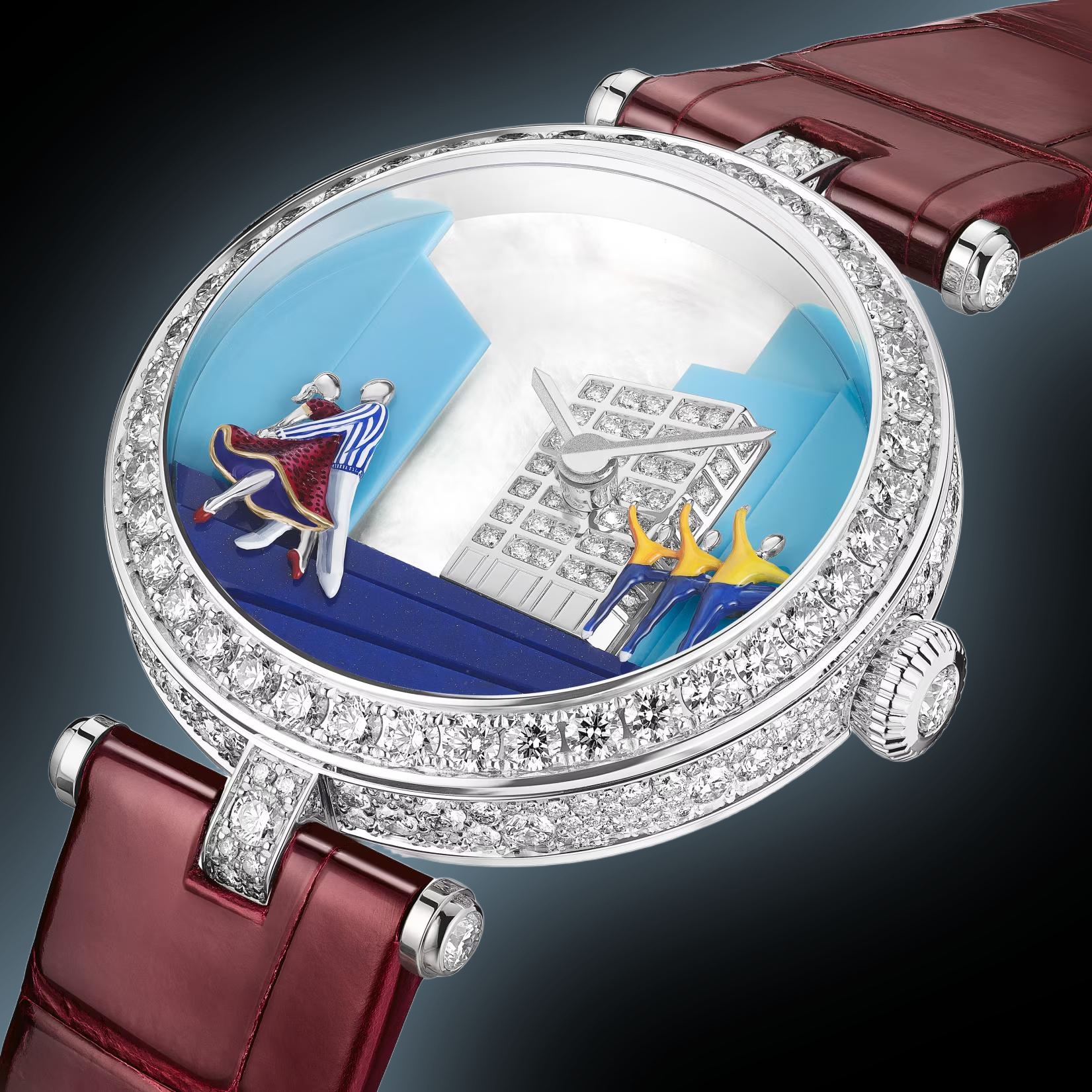 Van Cleef & Arpels Extraordinary Dials Lady Danse Rhodium Plated