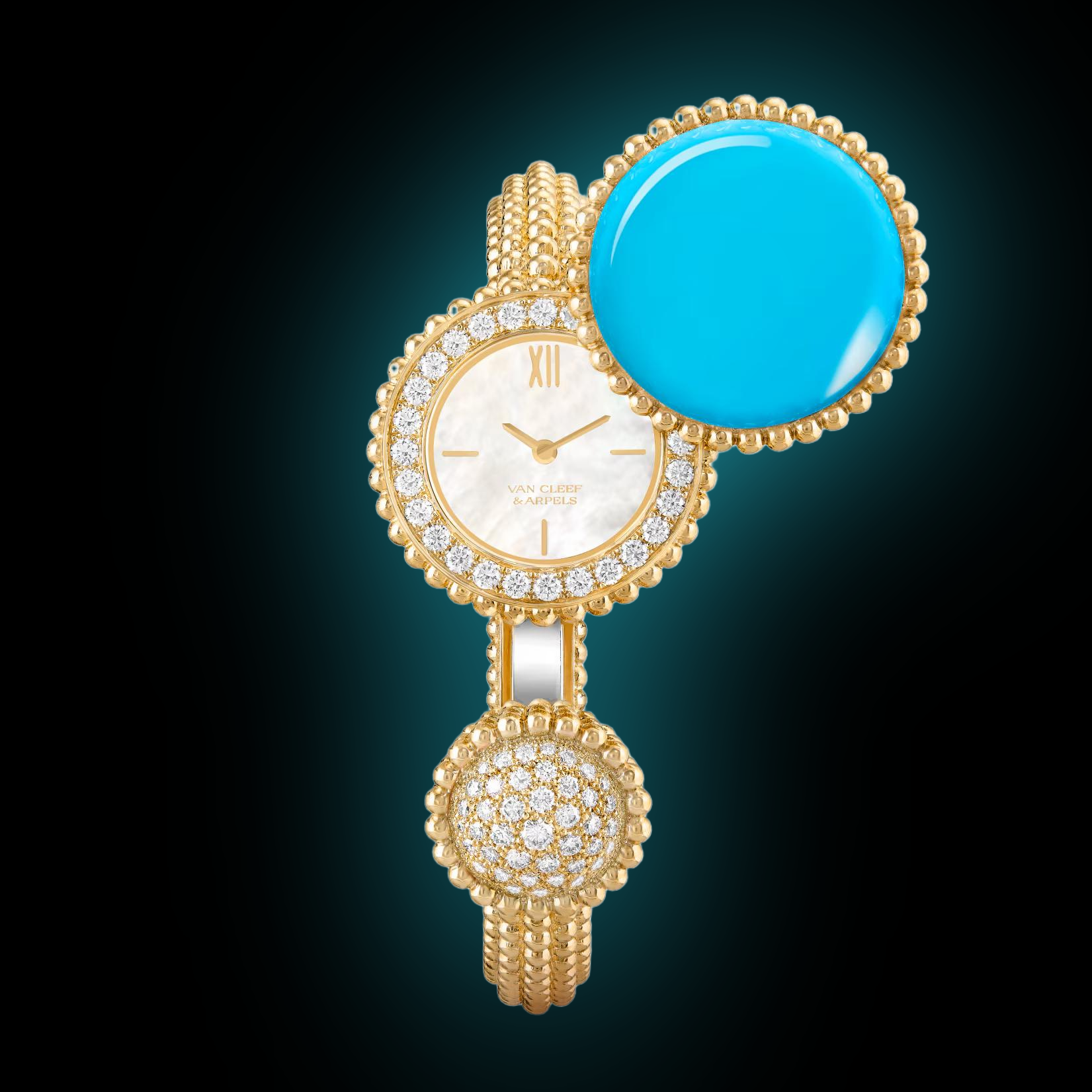 Van Cleef & Arpels Perlée Toi & Moi Secret White Mother of Pearl