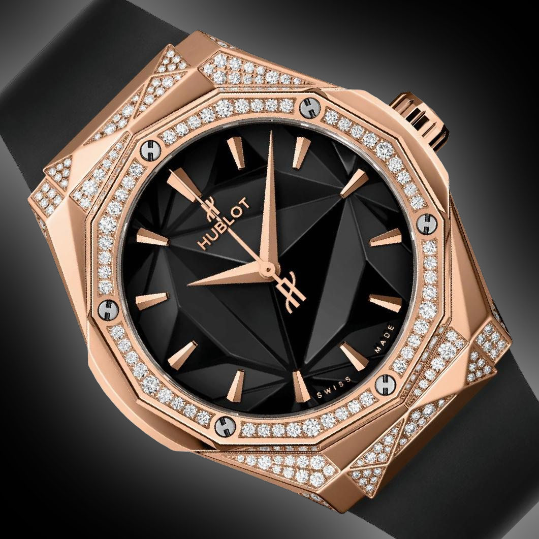 Hublot Classic Fusion Orlinski Black Dial, 18K King Gold