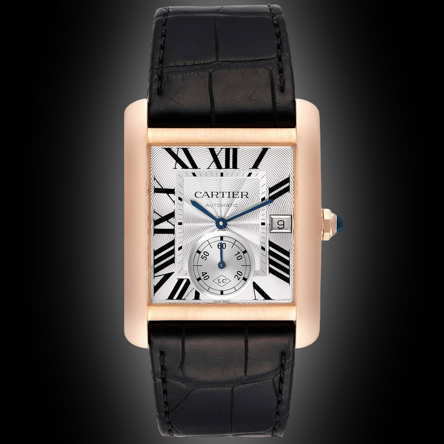 Cartier Tank MC W533 Chocolate Dial, Pink Gold, 34.3 mm, Self Winding