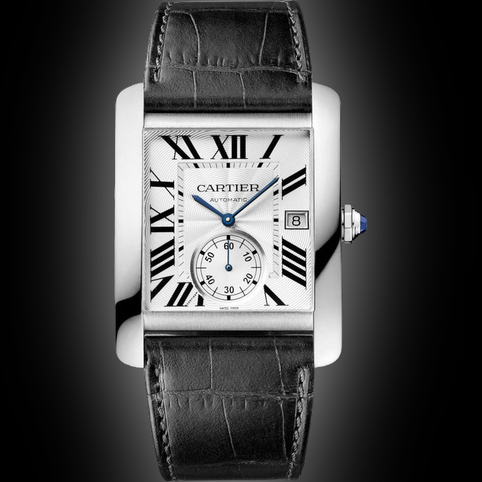 W533 Cartier Tank MC W533 Silver Dial, Stainless Steel, 34.3 mm, Self Winding