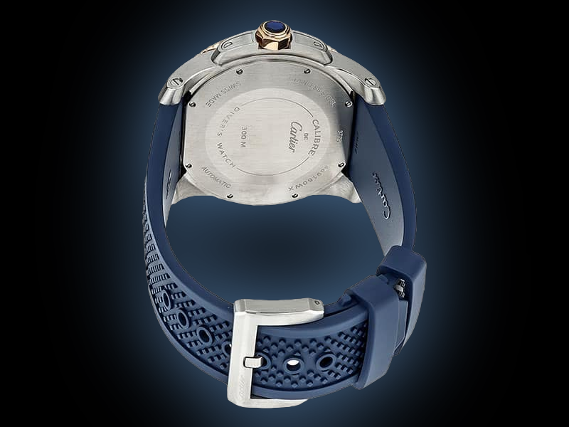 Cartier Calibre de Cartier Diver W2CA Blue Dial, Pink Gold, 42.0