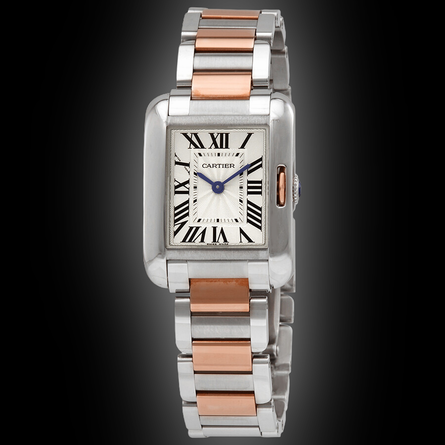 Tank Anglaise Cartier Quartz Stainless Steel Cartier Tank Anglaise