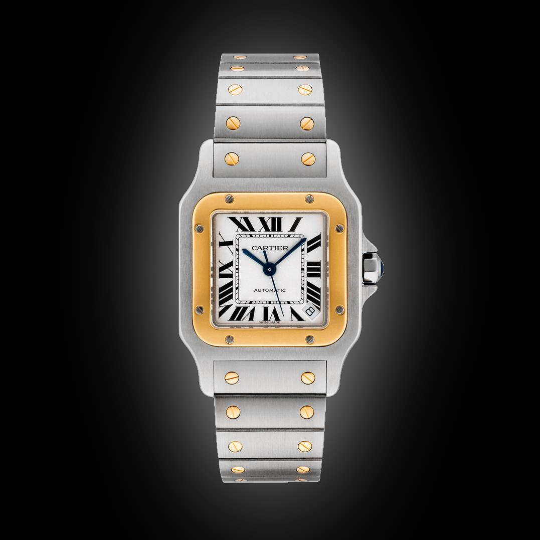 Cartier Santos Galbee 本体 Cartier Santos Galbee W200 Silver Opaline Dial, Stainless Steel