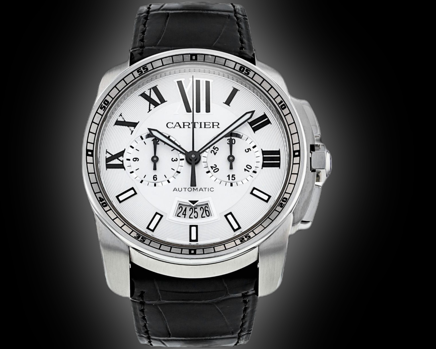 Cartier Calibre de Cartier W710 White Dial, Stainless Steel  display picture 3