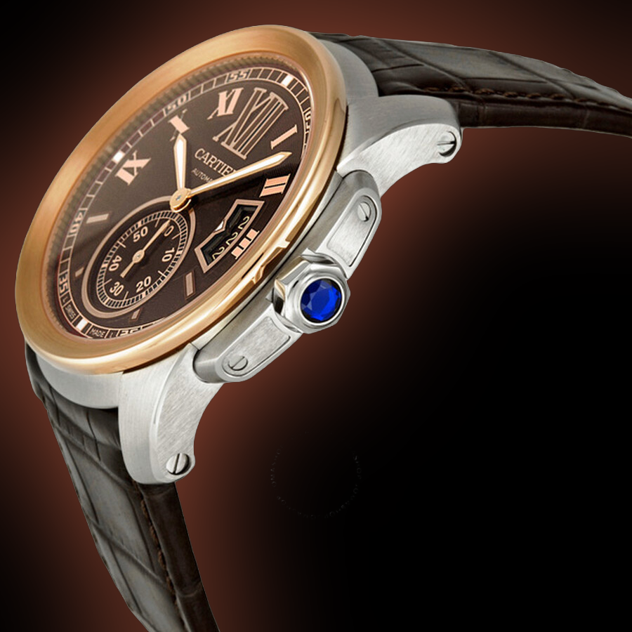 Cartier Calibre de Cartier 42 W710 Chocolate Dial, Pink Gold, 42.0