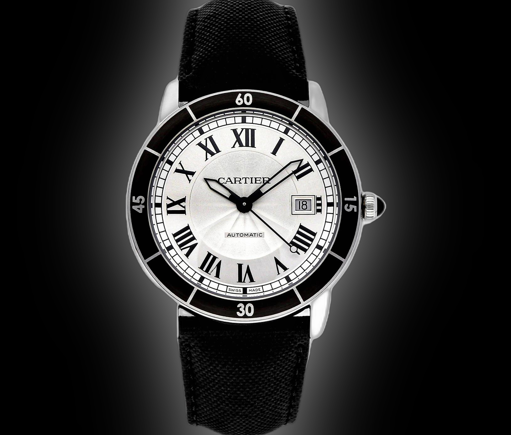 Cartier Ronde Croisière de Cartier WSRN Silver Dial, Stainless