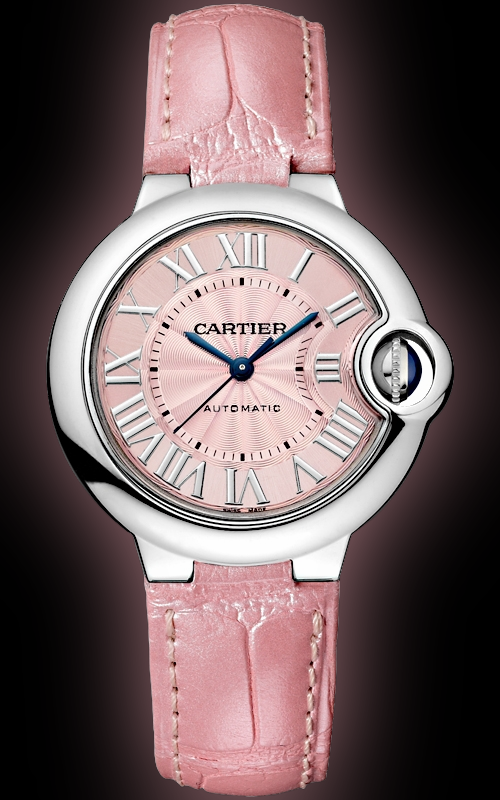 Cartier Ballon Bleu de Cartier WSBB Pink Dial, Stainless 