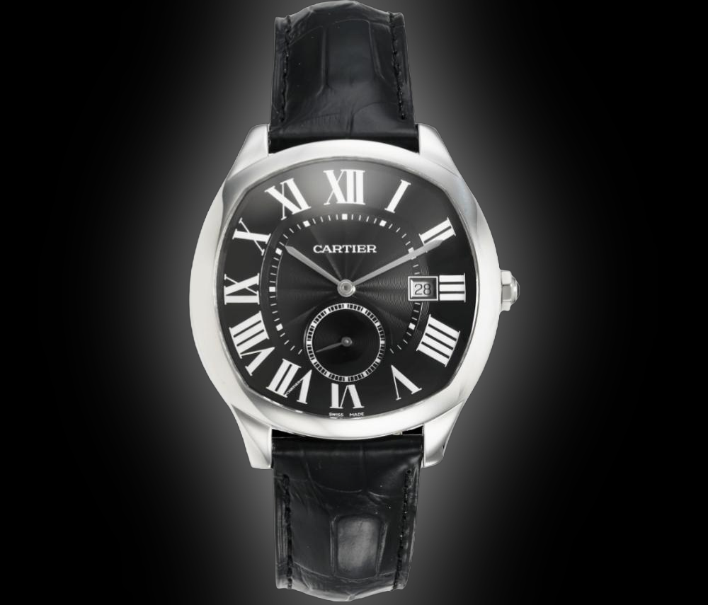 Cartier Drive de Cartier WSNM Black Dial, Stainless Steel, mm
